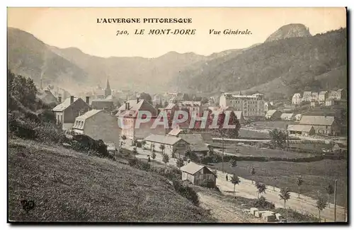 Le mont Dore Cartes postales Vue generale