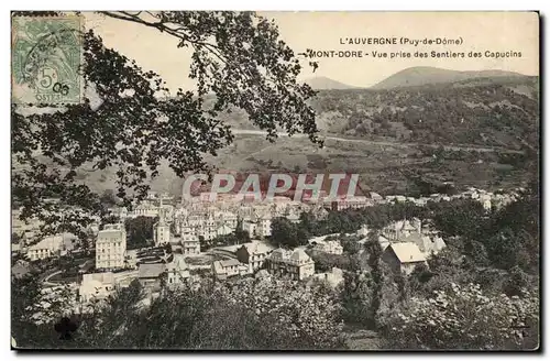 Le mont Dore Cartes postales Vue prise des sentiers des capucins