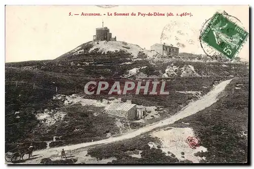 Auvergne - Le Sommet du Puy de Dome - Ansichtskarte AK