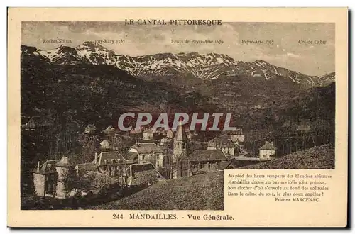 Mandailles - Vue Generale Cartes postales