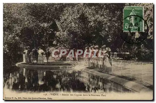 Vichy - Bassin des Cygnes dans le Nouveau Parc Ansichtskarte AK