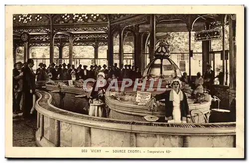 Vichy - Source Chomel - temperature 43 Cartes postales