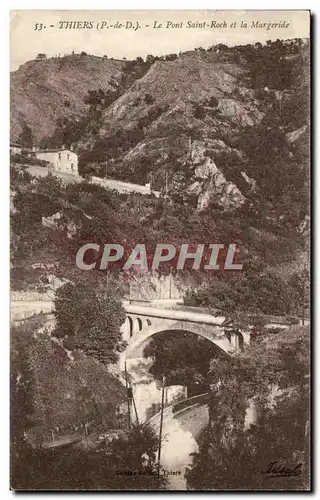 Thiers Cartes postales Le pont Saint roch et la Margeride