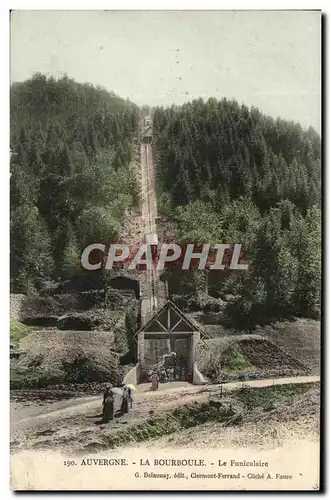 Auvergne Ansichtskarte AK La Bourboule Le funiculaire