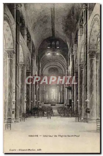 issoire Cartes postales Interieur de l&#39eglise saint Paul