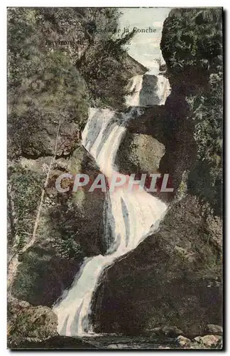 Cantal Cartes postales Cascade de la Conche