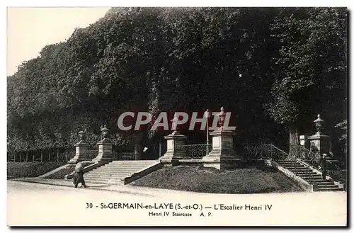 Saint Germain en Laye Ansichtskarte AK Escalier Henri IV