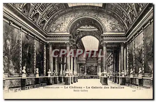 Versailles Cartes postales Chateau Galerie des batailles