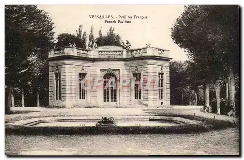 Versailles Cartes postales Pavillon francais