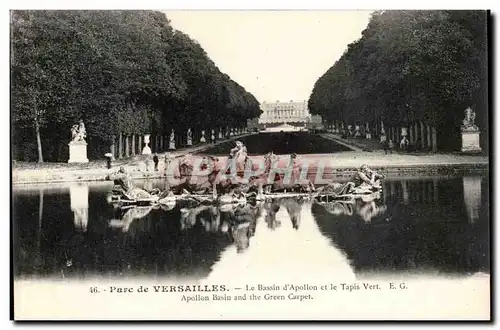 Versailles Ansichtskarte AK Bassin d&#39aPollon et tapis vert