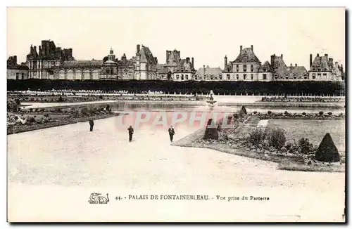 Fontainebleau Ansichtskarte AK Palais Vue prise du parterre