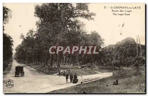 Ansichtskarte AK Saint Germain en Laye Route des loges