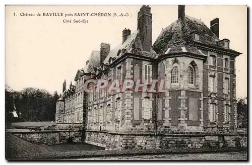 Cartes postales Chateau de Baville pres Saint Cheron Cote Sud Est