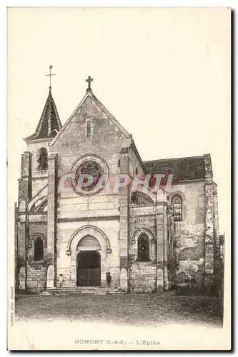 Domont Cartes postales L'eglise