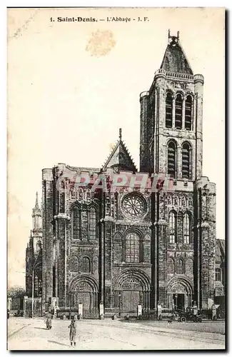 Saint Denis Cartes postales L&#39abbaye