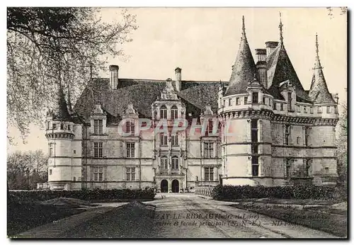 Azay le Rideau Cartes postales Entre et face principale