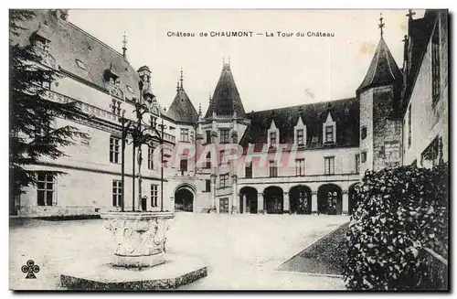 Cartes postales Chateau de Chaumont La tour du chateau