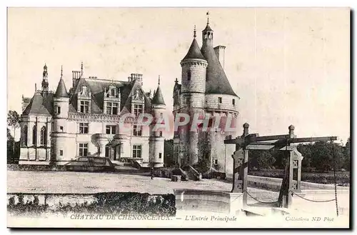 Chateau de Chenonceaux Cartes postales L&#39entree principale