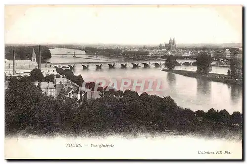 Tours Cartes postales vue generale