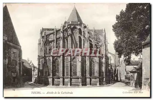 Tours Cartes postales Abside de la cathedrale