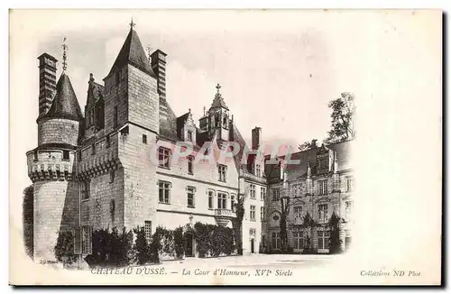 Ansichtskarte AK Chateau d&#39Usse La courd &#39honneur 16eme