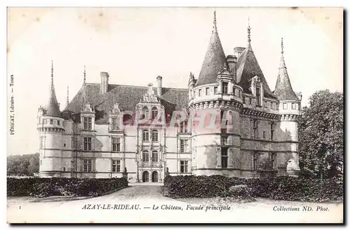 Azay le Rideau Ansichtskarte AK La chateau Facade principale