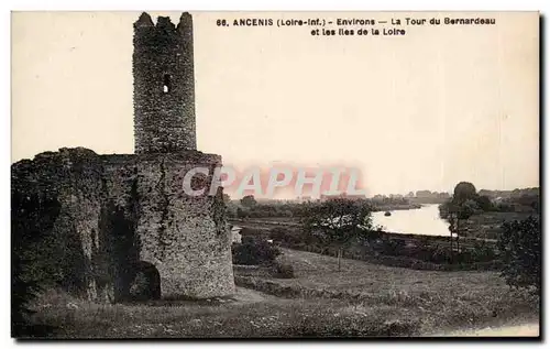 Ancenis Ansichtskarte AK Environs La tour de Bernardeau et les iles de la Loire