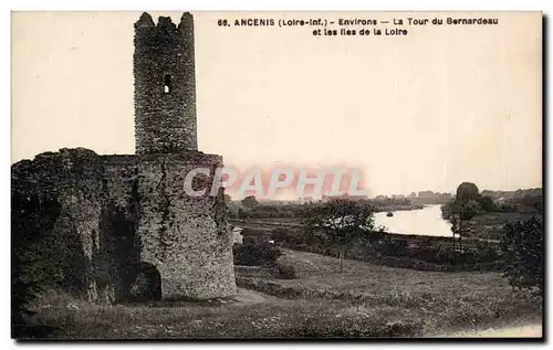 Ancenis Cartes postales Environs La tour de Bernardeau et les iles de la Loire