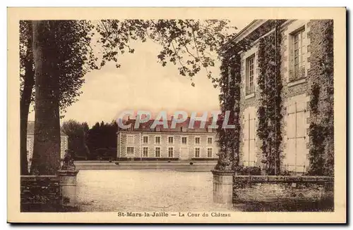 St Mars la Jaille Cartes postales La cour du chateau