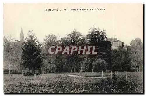 Couffe Ansichtskarte AK Parc et chateau de la Contrie