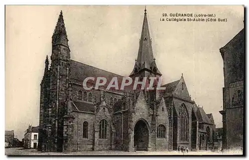 Guerande Ansichtskarte AK La collegiale St Aubin (cote Sud)