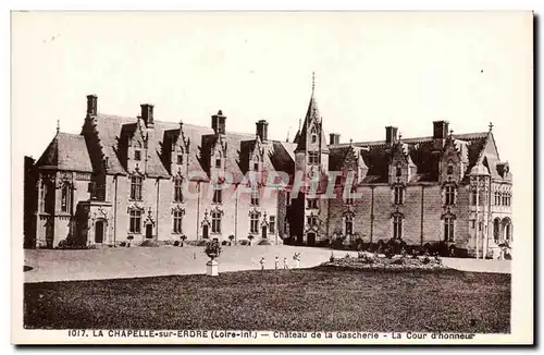 La chapelle sur Erdre Cartes postales Chateau de la Gascherie La cour d&#39honneur