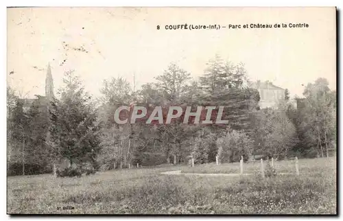 Couffe Ansichtskarte AK PArc et chateau de la Contrie