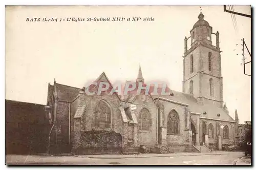 Batz Ansichtskarte AK L&#39eglise St Guenole