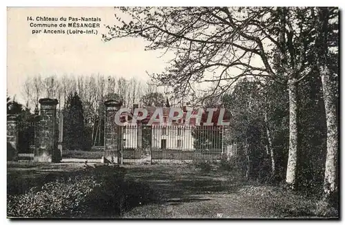 Chateau du Pas Nantais Commune de Mesanger par Ancenis Ansichtskarte AK