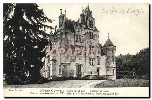 Noyant Ansichtskarte AK pres Saint Epain Chateau de BRou