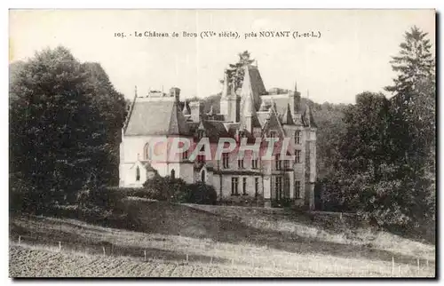 Noyant Cartes postales Le chateau de Brou