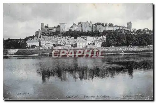 Chinon Cartes postales Panorama du chateau