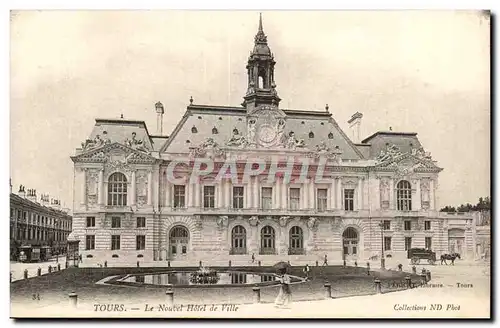 Tours Cartes postales Hotel de ville