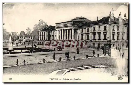 Tours Cartes postales Palais de justice