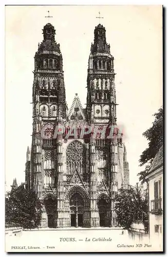 Tours Cartes postales La cathedrale