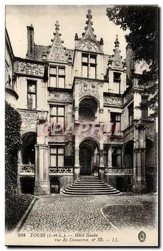 Tours Cartes postales Hotel Gouin rue du commerce n�35