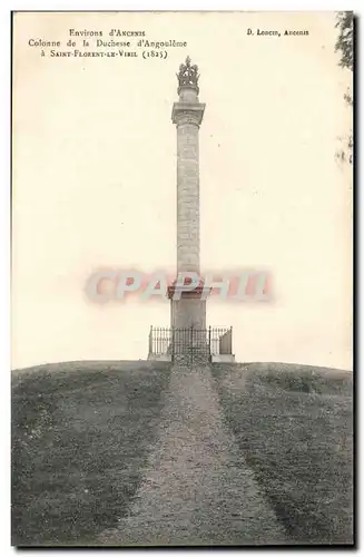 Environs d&#39Ancenis Cartes postales Colonne de la duchesse d&#39angouleme a Saint Florent le Vieil (1825)