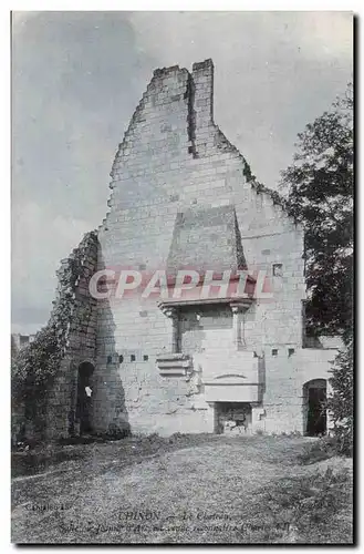 Chinon Ansichtskarte AK Le chateau salle ou Jeanne d&#39arc est venue reconnaitre Charles VII