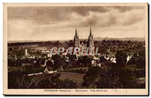 Pontmain Cartes postales Panorama Vue generale