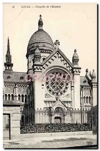 Laval Cartes postales Chapelle de l&#39hopital