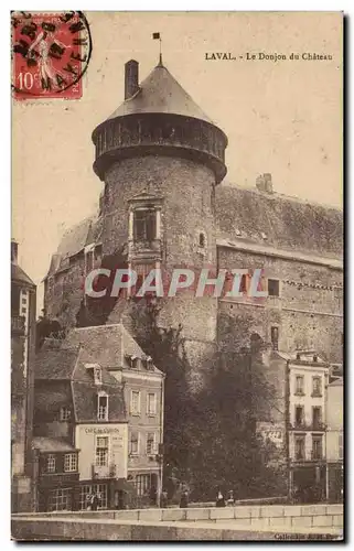 Laval Cartes postales le donjonn et le chateau