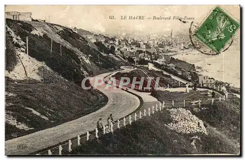 Le Havre Ansichtskarte AK Boulevard Felix Faure