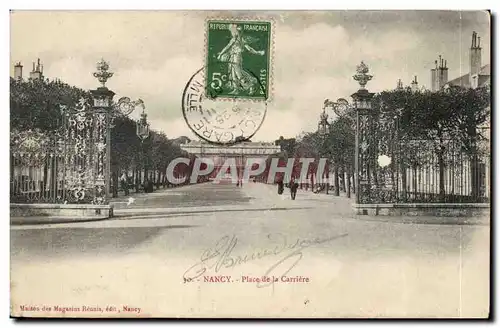 Nancy Cartes postales Place de la Carriere