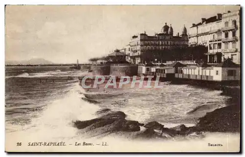 Saint Raphael Cartes postales Les bains